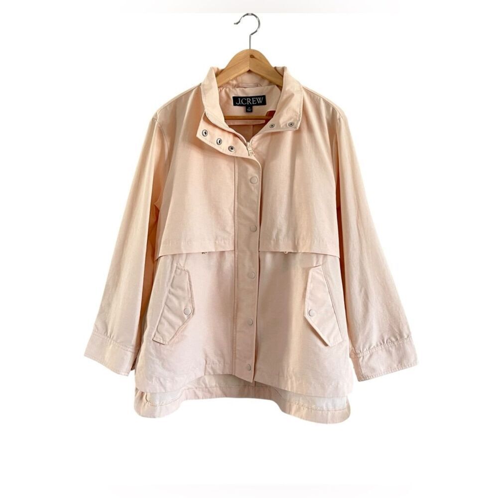 J.Crew Lightweight Casual Jacket Light Peach Size Large